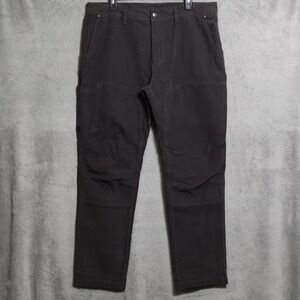 Harley Davidson Pants Mens 36x32 Gray Stretch Canvas Double Knee Moto Riding